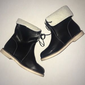 Men’s Black Shearling Boots
